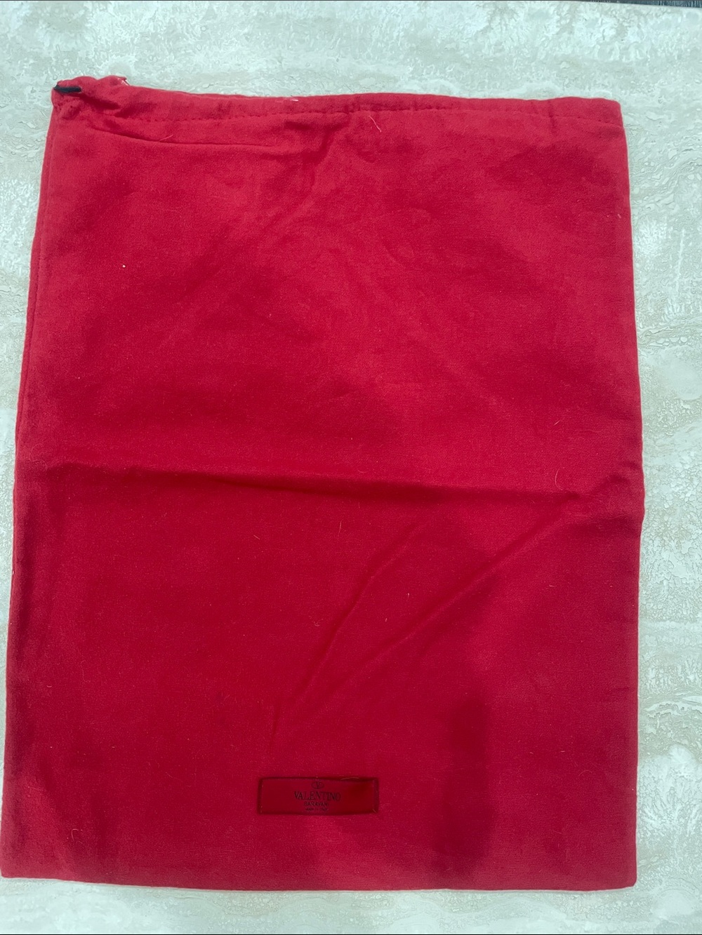 Valentino- Red Drawstring Dust Bag